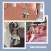 Ipetboom Volleyball Keychain: 3Pcs PU Volleyball Key Chain Pendant -Cute Hanging Volleyball Pendant Volleyball Player Key Charm For Volleyball Players Backpacks,Volleyball Themed Party Supplies view 4