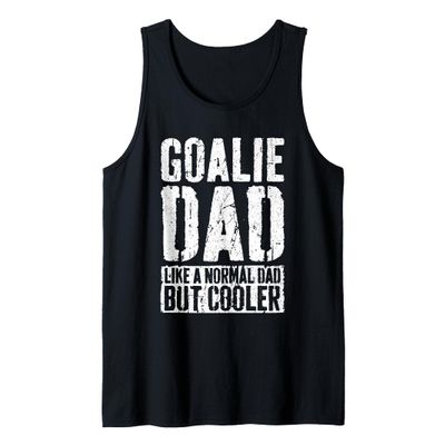 Mens Goalie Dad Shirt Men Fathers Day Goalie Dad Tank Top