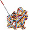 4m/13.12ft Dance Ribbons Gymnastics Ribbon Streamers Dancing Streamers Wands for Kids (Coloful) view 4