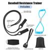 Baseball Softball Resistance Training Bands,Baseball Training Equipment,Baseball Pitching Trainer and Arm Trainer,Softball Training Aid for Pitching Arm Strength Throwing Warm up Stretching view 2