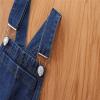 AIMAOMI Baby Girl Denim Overalls Bell Bottom Kid Children Fashionable Flared Pants Jeans Girls Workout Clothes (A, 2-3Years) view 4