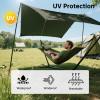 FREE SOLDIER Camping Tarp Waterproof Portable Multifunctional Outdoor Camping Traveling Awning Backpacking Shelter Rain Tarp (Dark Green 1010.5ft) view 4