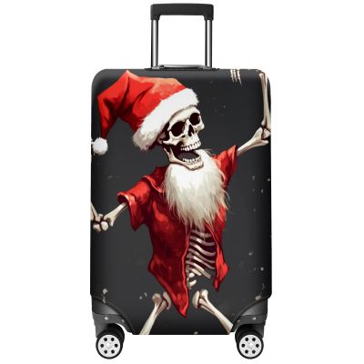 AQUNNEW Enhance Your Travel Experience with Elastic Suitcase Covers The Ultimate Luggage Cover Protector for Every Suitcase Style and Size Skull Head