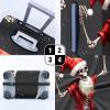 AQUNNEW Enhance Your Travel Experience with Elastic Suitcase Covers The Ultimate Luggage Cover Protector for Every Suitcase Style and Size Skull Head view 4