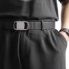 Pilot Tactical Belt, Automatic Belt Buckle, Outdoor Wear-Resistant Belt, Men Tactical Buckle Belt (Grey,120 cm) view 2