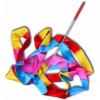 4m/13.12ft Dance Ribbons Gymnastics Ribbon Streamers Dancing Streamers Wands for Kids (Flame) view 1