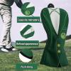 SPYMINNPOO Golf Head Covers, PU Leather Elastic Neckline Soft Thick Lining Sunscreen Hybrid Head Covers for Lovers Training view 3