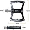 DWSEDF Bicycle Pedals Mountain Bike Aluminum Pedals Road Bike Riding Pedals view 2