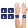 Motion Sickness Wristband, Anti-Nausea Acupressure Wrist Band for Nausea Relief, Dizziness and Vomiting from Car Sea Boat Flying Travel Sickness for Adults and Kids (Dark Blue, Large, 2 Pairs) view 1