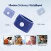 Motion Sickness Wristband, Anti-Nausea Acupressure Wrist Band for Nausea Relief, Dizziness and Vomiting from Car Sea Boat Flying Travel Sickness for Adults and Kids (Dark Blue, Large, 2 Pairs) view 2