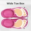 Toddler Girls Clogs Comfortable Slip on Sandals Beach Pool Slipper Toddler 6 Toddler 7 Rose Red view 3
