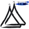 2 PCS Kayak Storage From Wall or Ceiling Holds 100 lbs ,Adjustable Single Kayak Storage Strap with Carabiner Paddle Clips,Kayak Storage Sling for Indoor and Outdoor Kayak & Surfboards, SUP or Canoe view 1