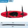 2 PCS Kayak Storage From Wall or Ceiling Holds 100 lbs ,Adjustable Single Kayak Storage Strap with Carabiner Paddle Clips,Kayak Storage Sling for Indoor and Outdoor Kayak & Surfboards, SUP or Canoe view 2