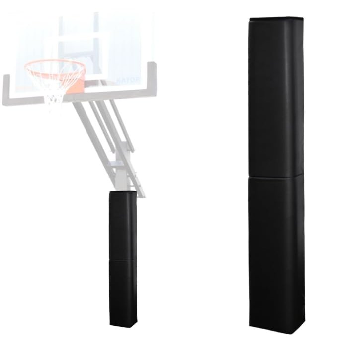 Katop Square Basketball Pole Paddding Fits 6"x8" Pole, 2" Thick Protective Pole Pad for Player Safety, UV-Resistant Waterproof Basketball Hoop Padding Outdoor and Indoor