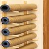 BBHW Solid Wood Yoga Mat Storage Holder, Wall-Mounted Fitness Gear Organizer, Exercise Mats/Foam Roller/Home Gym Accessories Rack, Easy Assembly (Color : 9 Layer) view 1