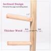 BBHW 9 Layer Wood Yoga Mat Holder Wall Mount, Large Capacity Foam Roller Storage Rack Organizer, Exercise Mats Shelves for Studio, Yoga Room, Office, 56425 view 4