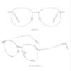 KFUGMAQN Myopia Glasses - Fashion Glasses for Men & Women (-300 Diopters, Silver) view 3