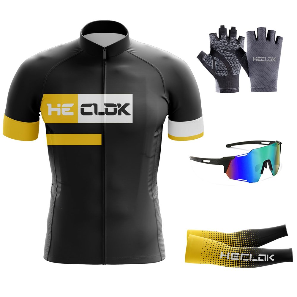 Mens Cycling Jersey Short Sleeve Biking Shirt Bicycle Jerseys Clothes Cycle Road 2024 New Cycling Jersey (TYP-4,XXL)