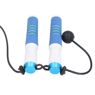 SmartRope with LCD Display, APP Data Analysis, and TPU Wrap Steel Rope for Home Fitness Exercise