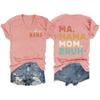 MOGUI Mama Mommy Mom Bruh Shirt Sweatshirt Mama Mommy Mom Bruh Shirt Plus Size, Large, Sakura view 1