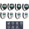 Three Rows Of 100 Stopwatch Timers Track And Field Training Black And White 2 Co Electronic Timer Kitchen view 2