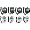 Three Rows Of 100 Stopwatch Timers Track And Field Training Black And White 2 Co Electronic Timer Kitchen view 3