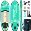 BEYOND MARINA Inflatable Stand Up Paddle Board, 10'6" SUP Paddleboard for Adult, Premium Accessories | Non-Slip 5MM EVA Deck & Foam Handles, Camera Mount, Double Action Pump, 85L Travel Backpack view 1