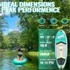BEYOND MARINA Inflatable Stand Up Paddle Board, 10'6" SUP Paddleboard for Adult, Premium Accessories | Non-Slip 5MM EVA Deck & Foam Handles, Camera Mount, Double Action Pump, 85L Travel Backpack view 2