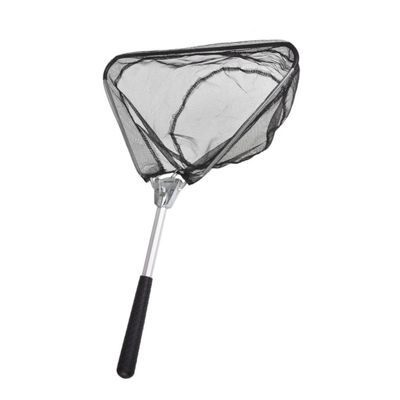 Happyyami Aluminum Alloy Mini Collapsible Fishing Net Triangle Design for Easy Carrying Handle for River and Lake Fishing