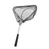 Happyyami Aluminum Alloy Mini Collapsible Fishing Net Triangle Design for Easy Carrying Handle for River and Lake Fishing view 1