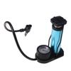 Happyyami Mini Portable High-Pressure Foot Pump Barometer Compact Tire Inflator for Bikes Electric Vehicles and Inflatable Toys Lightweight and Design Blue view 1