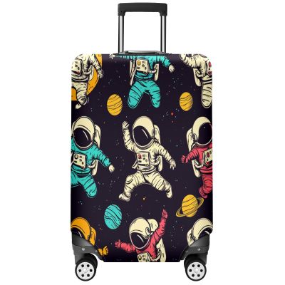 AQUNNEW Enhance Your Travel Experience with Elastic Suitcase Covers The Ultimate Luggage Cover Protector for Every Suitcase Style and Size Astronaut