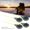 QANYEGN 4 Set Ice Fishing Rod, Fishing Combination Accessories, Portable Mini Winter Fishing Pole with Rod Tips for Lakes Ponds River Fishing view 2