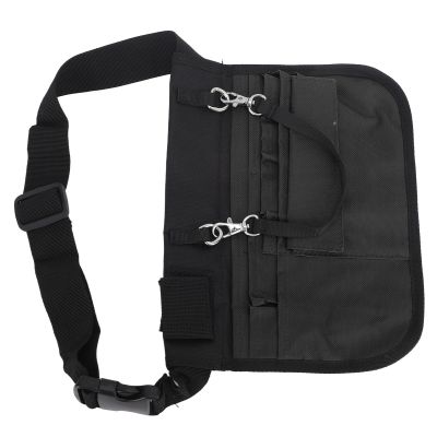 Nurse Fanny Pack, Nurse Medical Fanny Pouch Durable Lightweight Adjustable Strap Portable for Hospital (Black)