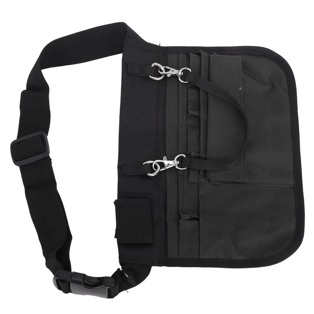 Nurse Fanny Pack, Nurse Medical Fanny Pouch Durable Lightweight Adjustable Strap Portable for Hospital (Black)