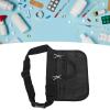 Nurse Fanny Pack, Nurse Medical Fanny Pouch Durable Lightweight Adjustable Strap Portable for Hospital (Black) view 3