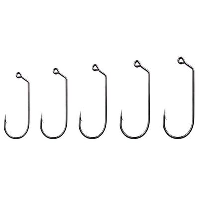 Cuoyuqie 100pcs Big Jig Fishing Hook 60 Degree Jig Hook Size 1/0 3/0 5/0 (1/0 100pcs)