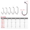 Cuoyuqie 100pcs Big Jig Fishing Hook 60 Degree Jig Hook Size 1/0 3/0 5/0 (1/0 100pcs) view 2