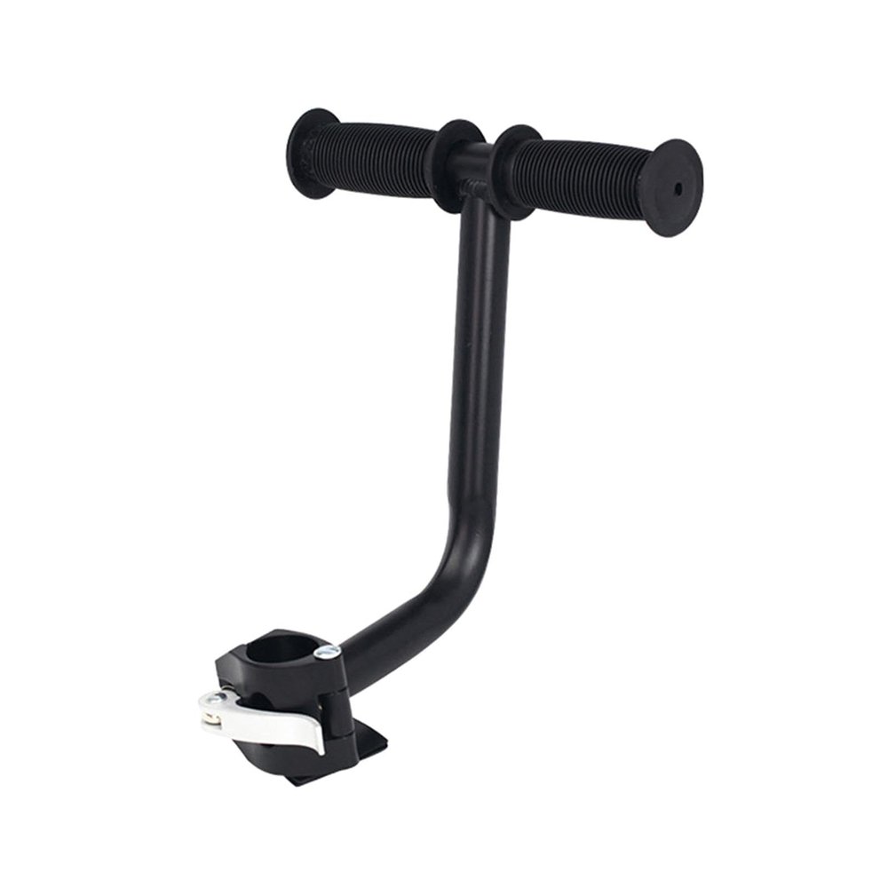 Vaveren Bike Handrail Bicycle Handrail Sturdy Accessory Child Carrier Handle Kids Seating Hand Rest Rear Seat Armrest, Without Screw