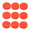 BESPORTBLE 12pcs Adjustable Hardness Rubber Ice Hockey Pucks Durable Matte Sports Balls for Roller and Street Hockey for Practice and Training Orange view 1