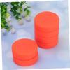 BESPORTBLE 12pcs Adjustable Hardness Rubber Ice Hockey Pucks Durable Matte Sports Balls for Roller and Street Hockey for Practice and Training Orange view 2