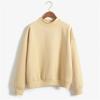 Sweatshirts for Women Trendy Long Sleeve Cute Tops Casual Mock Neck Fleece Pullover Lightweight Shirts Workout Tops Yellow view 2
