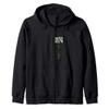 1974 Happy Birthday Birth Party Vintage Zip Hoodie view 1