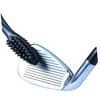 BESPORTBLE Double-Sided Golf Club Cleaner Brush Durable Anti-Corrosion Tool for Clubs and Spikes Lightweight and Portable Golf Cleaning Accessory Black Red view 3