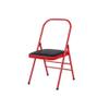 Yoga Chair Head Stand Reinforced Folding Yoga Chair Steel Pipe Yoga Chair Auxiliary Tool Faux Leather Yoga Chair (Color : Red) Colour:Red (Color : Brown) (Red/Black) view 1
