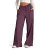 Womens Wide Leg High Waisted Joggers with Pockets - Lightweight Cozy Drawstring Sweat Pants - Casual Hiking & Lounge Pants - 2024 Summer Beach Jogger Sweatpants view 2