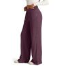 Womens Wide Leg High Waisted Joggers with Pockets - Lightweight Cozy Drawstring Sweat Pants - Casual Hiking & Lounge Pants - 2024 Summer Beach Jogger Sweatpants view 4