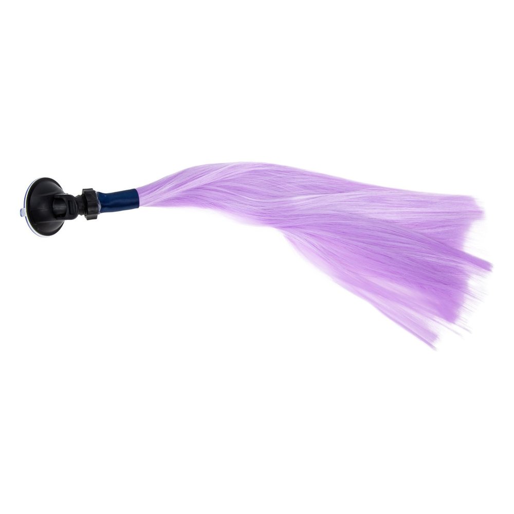Reusable Motorcycle Helmet Ponytail Hair Clip, Purple Decorative Accessory
