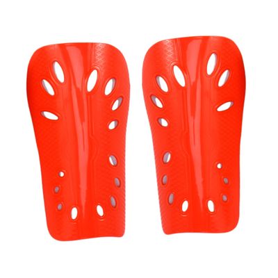 BESPORTBLE Lightweight Breathable Shin Guards for Soccer Adult Calf Protective Gear for Men and Women Fit with Impact Absorption Easy to Clean Red