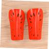BESPORTBLE Lightweight Breathable Shin Guards for Soccer Adult Calf Protective Gear for Men and Women Fit with Impact Absorption Easy to Clean Red view 2